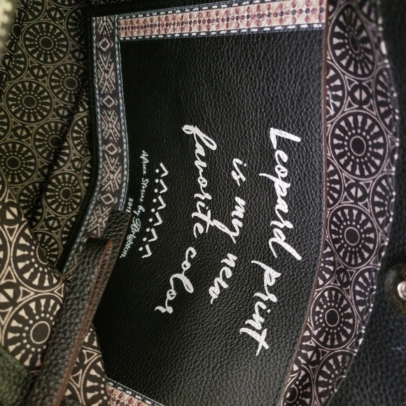 EC Brighton Africa Stories "Safara" Coated Canvas Painted Handbag Tote, … - Picture 10 of 12